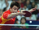 图文：[乒乓]亚锦赛中国男团夺冠 王皓精妙反击