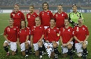 图文:[女足世界杯]德国3-0挪威 赛前合影留念