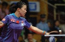 图文：[乒乓]世界杯王楠夺冠 正手彰显一姐风范