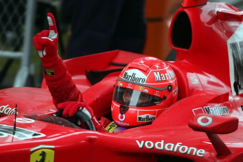 组图:2006年f1中国站回顾 舒马赫最后一个冠军