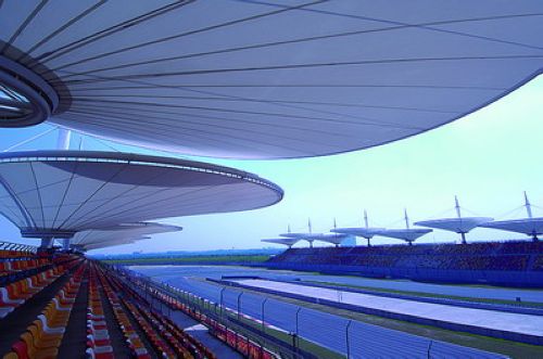 图文:[F1]上海国际赛车场欣赏 H看台左侧