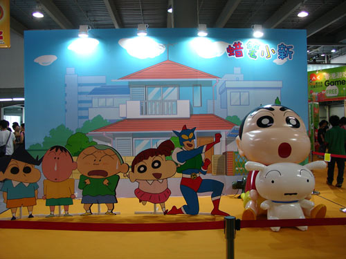 蜡笔小新展台