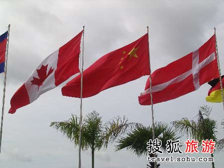 十一 中国国旗飘扬在AITEX展场