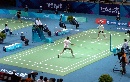 图文：国际羽毛球邀请赛开赛 北工大体育馆