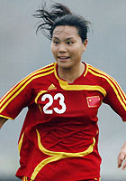 中国国家女子足球队成员介绍--队员周高萍