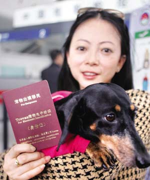 主人为带小狗移民日本 花9个月办签证(图)