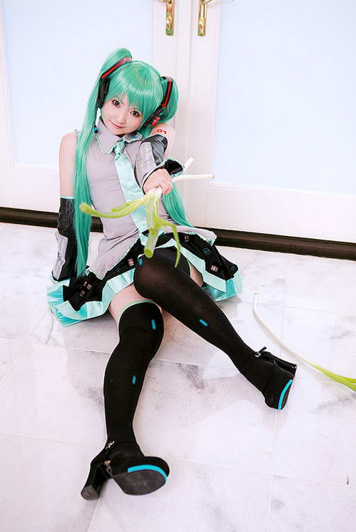 水原有纱COSPLAY初音未来