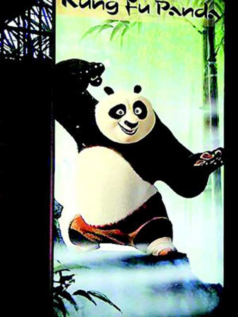 《功夫熊猫》宣传海报