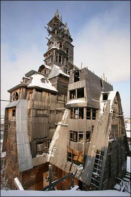俄罗斯的原木屋