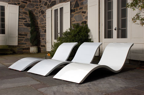 波浪系列躺椅设计作品欣赏-搜狐文化频道