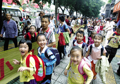 小学生减少推迟上学到9点划片v小学小学(图)-C红桥区时间有望红桥图片