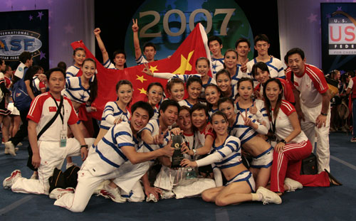 图文:2007世界啦啦队锦标赛回顾 中国啦啦队