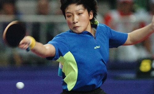 图文：08奥运中国希望星之刘诗雯 代表广州队