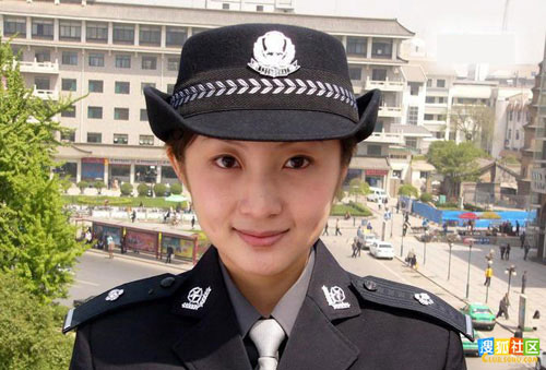 中国最漂亮的女假牙(美女)组图警察图片