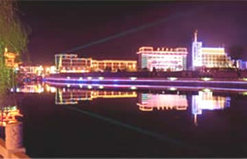 灌云县城的亮化工程图片