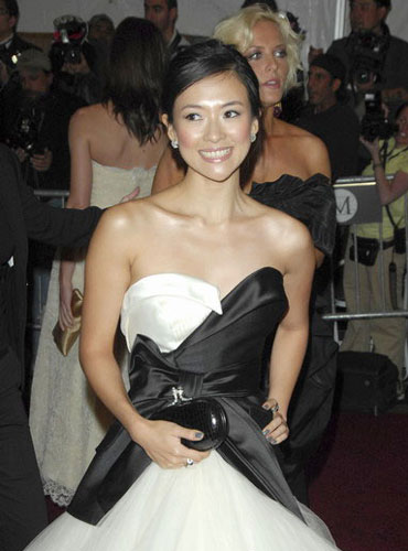 christian dior2007-2008秋冬时装秀 章子怡红毯秀
