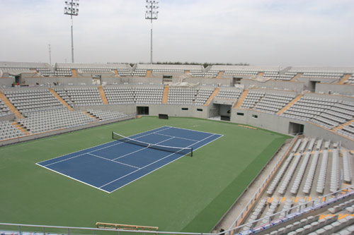 组图：奥林匹克公园网球中心 1号和2号赛场场地