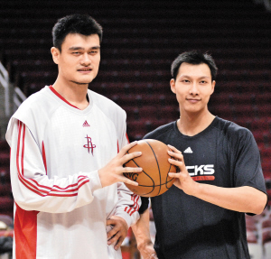 2008年NBA全明星赛有可能第一次出现两位中国球员同场竞技.-NBA