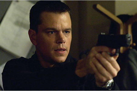 matt damon as jason bourne inthe bourne ultimatum.