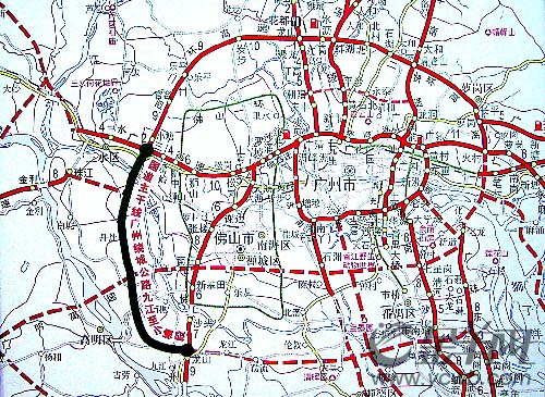 西二环南段通车 广州人出行西樵40分钟到埗