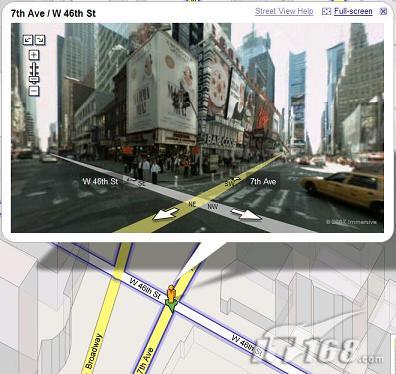 google的立体街景地图