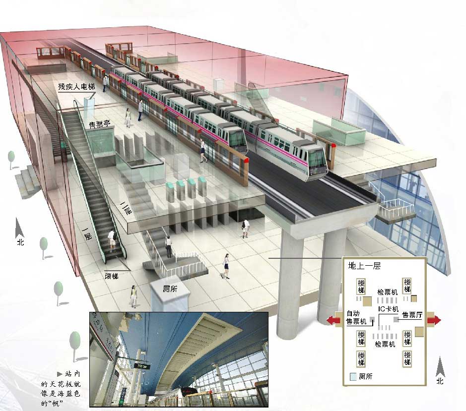 资料图:地铁5号线站台示意图