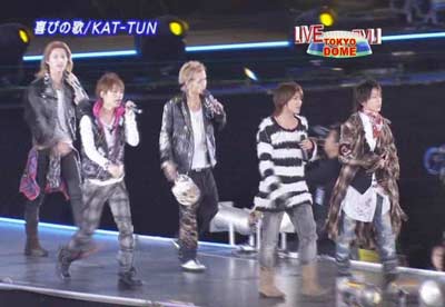 杰尼斯跨年演唱会上的kat-tun