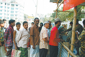 孟加拉国粮食短缺(图)