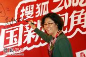 图：搜狐2008・新视角高峰论坛 李少红签名
