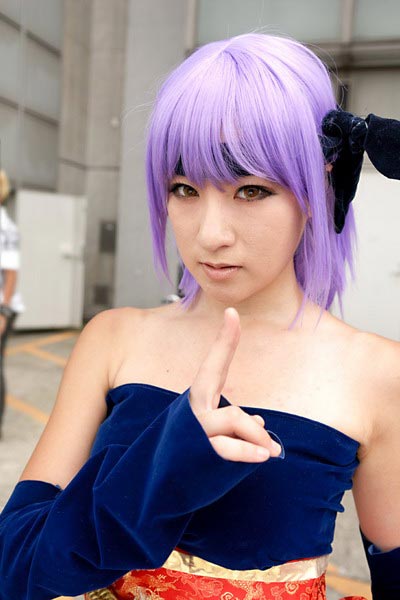 《死或生》丝袜绫COSPLAY