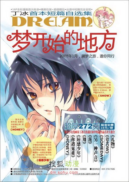 少女漫画报告人丁冰的年度短篇集——《梦开始的地方》