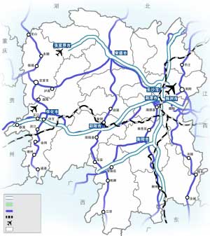 湖南5条高速开通7条国道中断西行列车基本畅