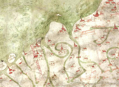 英国现最古老的地图地图精度惊人准确(图)