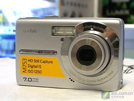 七百万像素卡片相机 柯达M753低价上市 
