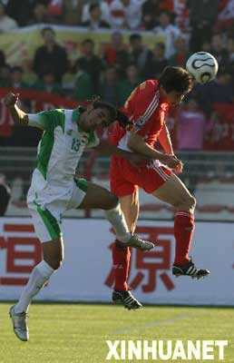 中国国家男子足球队1:1战平伊拉克足球队(图)