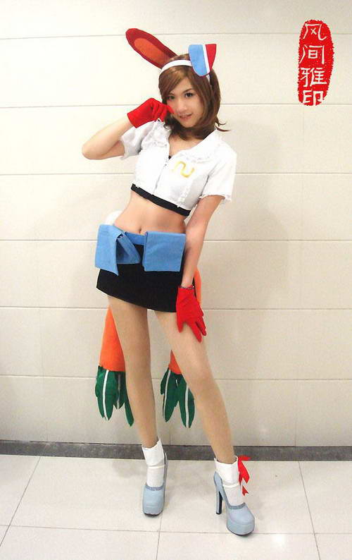风间雅《月面兔兵器米娜》胡萝卜COSPLAY