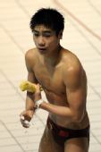 图文：全国跳水冠军赛 火亮获男子10米台冠军
