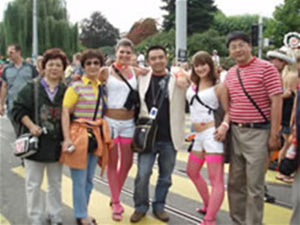 诚信假期带外国友人游中国