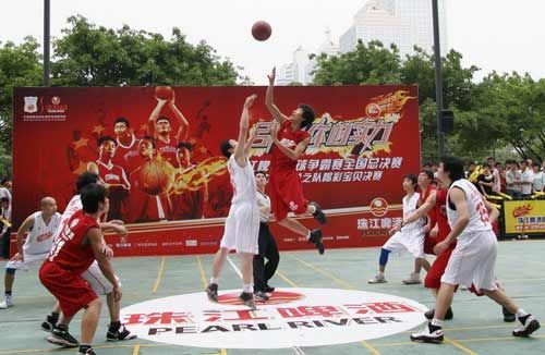 珠江啤酒篮球争霸赛 首战广州启动