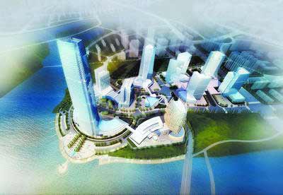 福建第一高楼将在厦门杏林湾开建 高249米(图