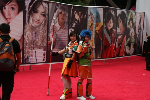 中国动漫节COSPLAY比赛场外花絮