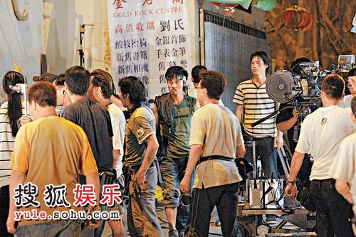 张晋在中环拍摄福音电影《流浪汉世界杯》