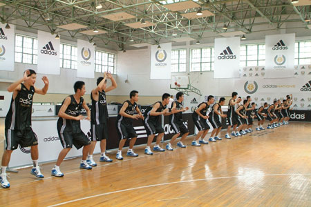 2008年阿迪达斯明日之星国际训练营在上海开