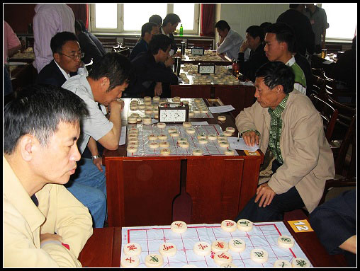 全国煤矿开滦杯中国象棋围棋比赛开枰