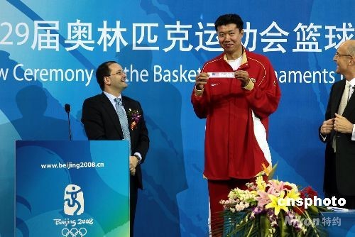 奥运会篮球比赛时间确定 姚明8月10日晚战科比