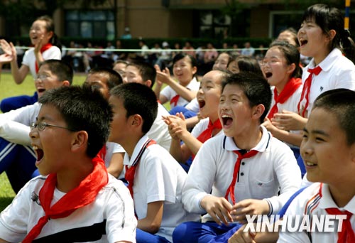 组图:奥林匹克精神推进上海中小学体育教学