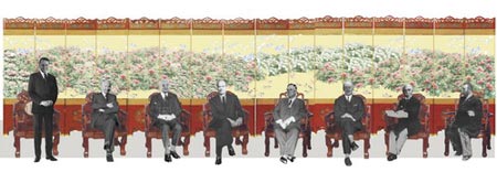 组图:中国名人蜡像馆制作奥委会主席蜡像