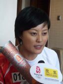 组图：奥委会北京代表处首席代表李红接受采访