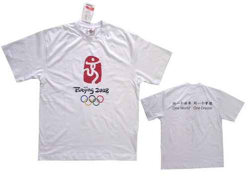 图文:奥运特许商品7月新品 大标会徽文化衫