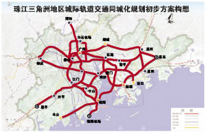 时事 规划线路20条,线网总长度接近2000公里 基本覆盖珠三角所有